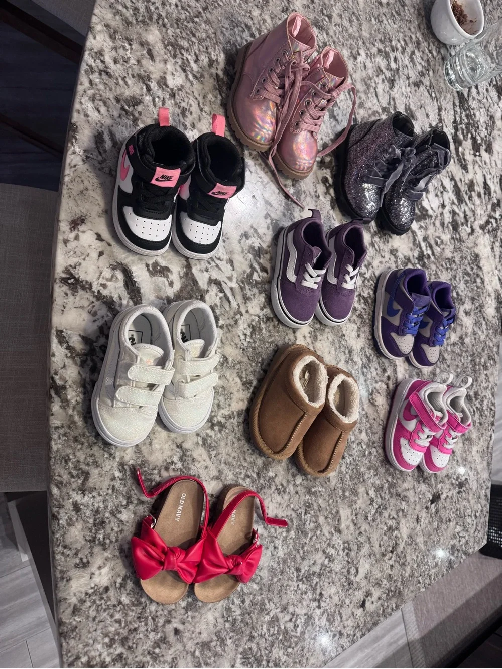 Nike, vans, old navy, cat and jack toddler size 5 shoes. Great condition.